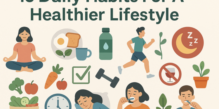 15 Daily Habits For A Healthier Lifestyle